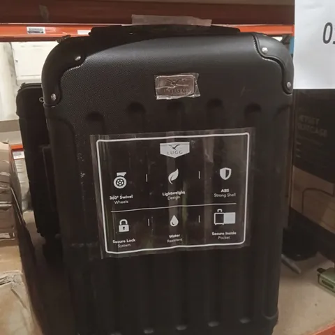 UNBOXED KEPLIN LUGG SMALL SIZE TRAVEL SUITCASE WITH WHEELS AND SECURE LOCK SYSTEM BLACK COLOUR 