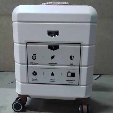 LUGG JETSET CABIN BAG CREAM&BROWN