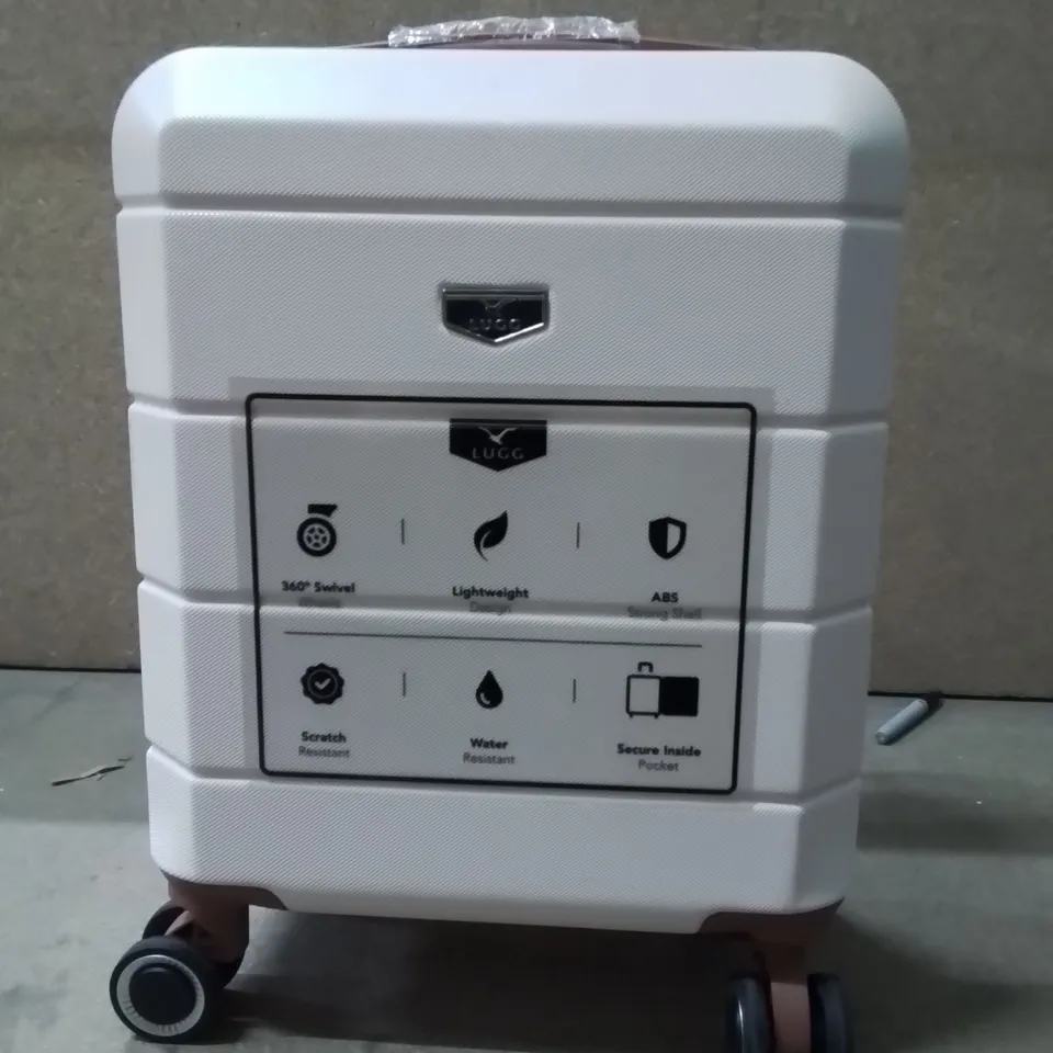 LUGG JETSET CABIN BAG CREAM&BROWN