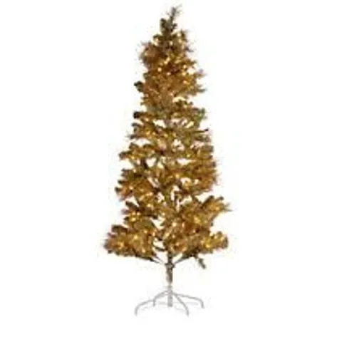 HS PRE LIT TREE GOLD 30CM