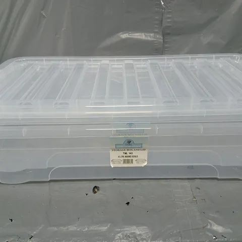2X TML STORAGE BOX AND LID 45LITRE - COLLECTION ONLY