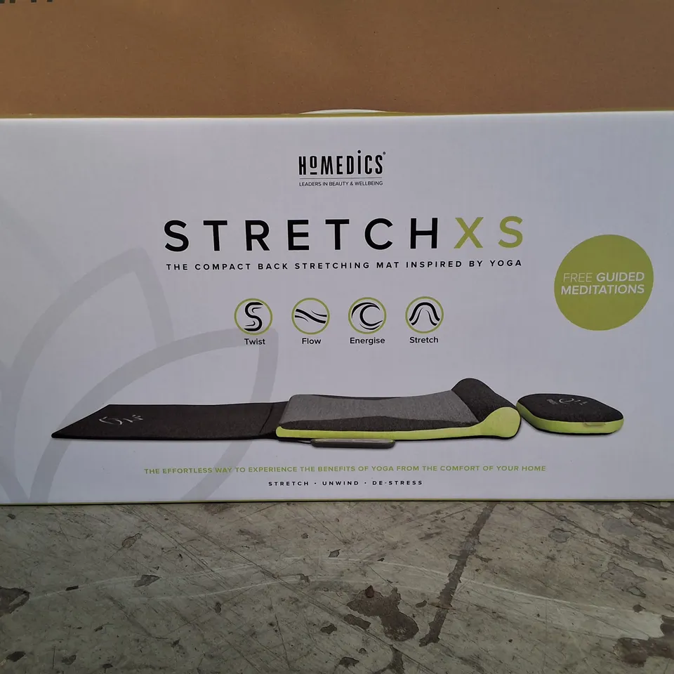LOT OF 2 BOXED HOMEDICS STRETCH XS COMPACT BACK STRETCHING MATS  - TYM-500