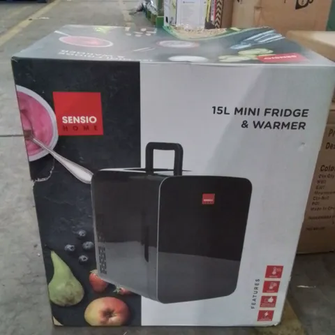 BOXED SENSIO HOME MINI FRIDGE AND WARMER