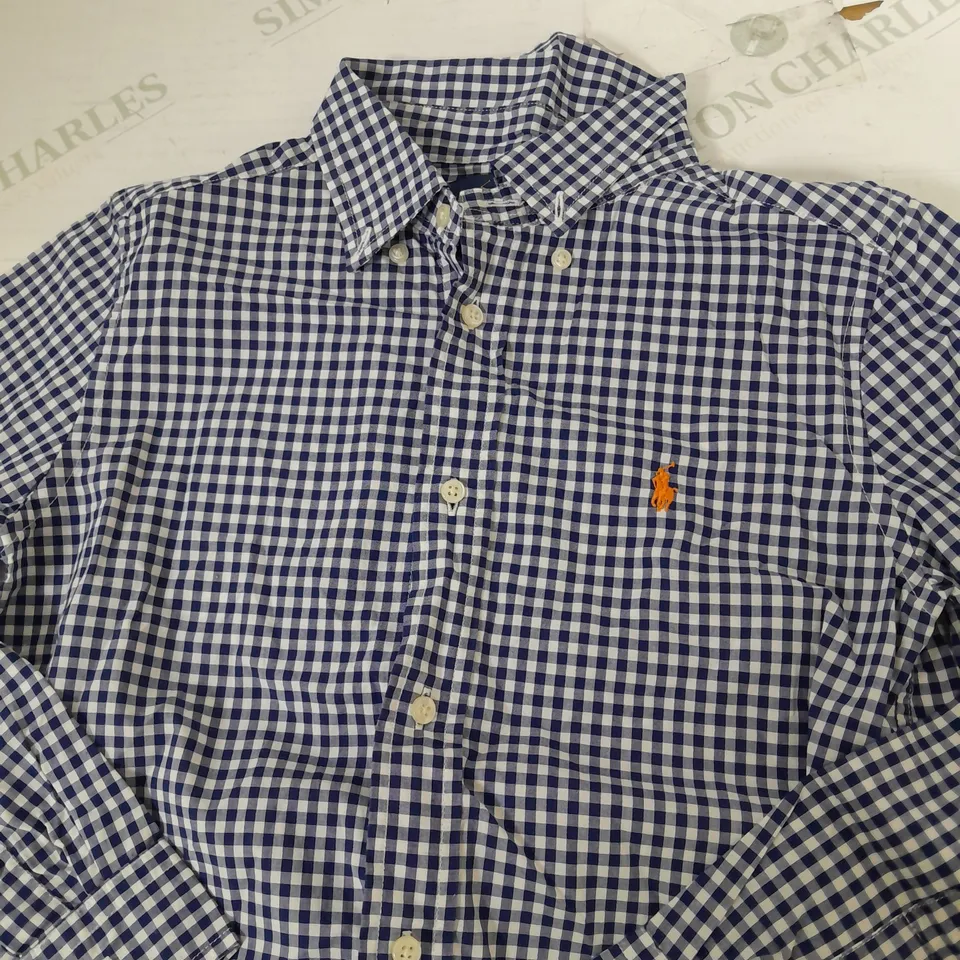 POLO RALPH LAUREN BUTTON SHIRT SIZE 7