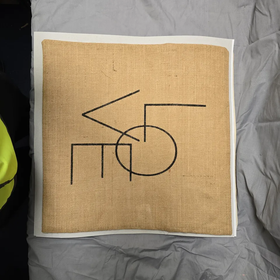 APPROXIMATELY 12 X SETS OF 2 OCEAN HOME TEXTILE CUSHION COVER – 50X50 CM, JUTE/COTTON, GEOMETRIC PATTERN.