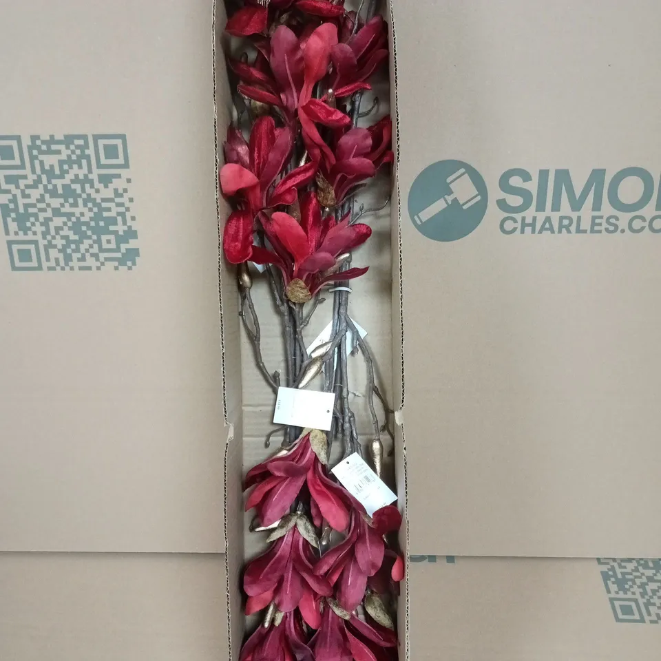 BOX OF APPROX 96 GISELA GRAHAM LONDON ARTIFICIAL FLOWERS 