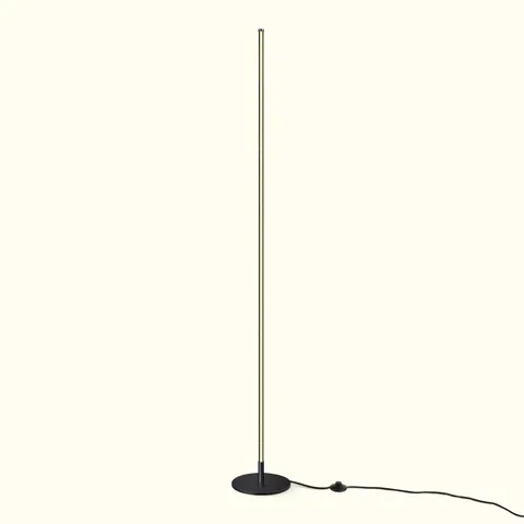 BOXED MODERN MINIMALIST ADJUSTABLE-HEIGHT DIMMABLE LED CORNER FLOOR LAMP WITH REMOTE CONTROL