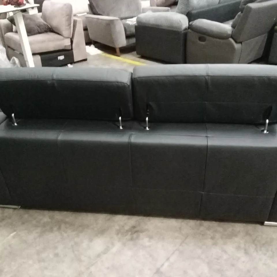 BRADY 100% PREMIUM LEATHER 3 SEATER SOFA RRP £1149