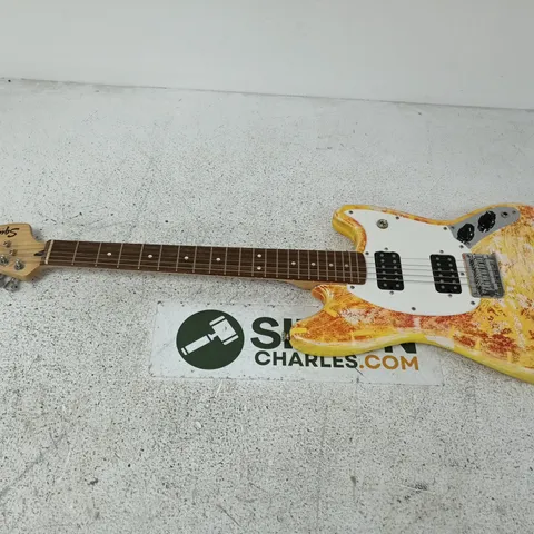 SQUIER BY FENDER MUSTANG ELECTRIC GUITAR β YELLOW