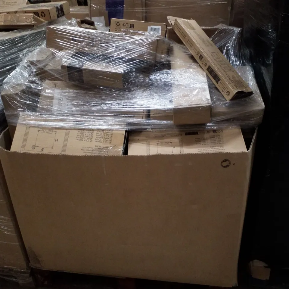 PALLET CONTAINING ASSORTED TV MOUNTS