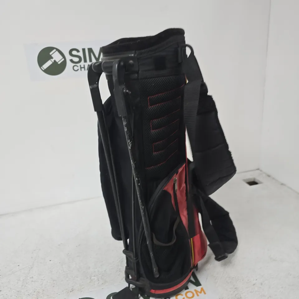 NIKE GOLF STAND BAG – BLACK/RED