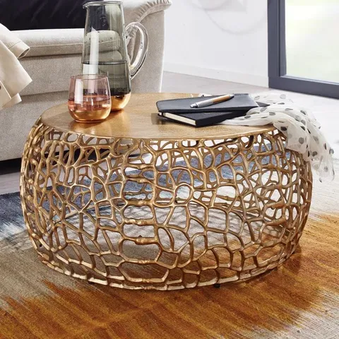 ADRIKA DRUM COFFEE TABLE