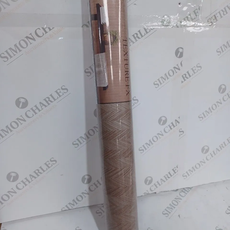 GALERIE TEXTURE FX TAUPE LIGHT GOLD FIBRE WEAVE TEXTURED WALLPAPER 10 X 0.53M