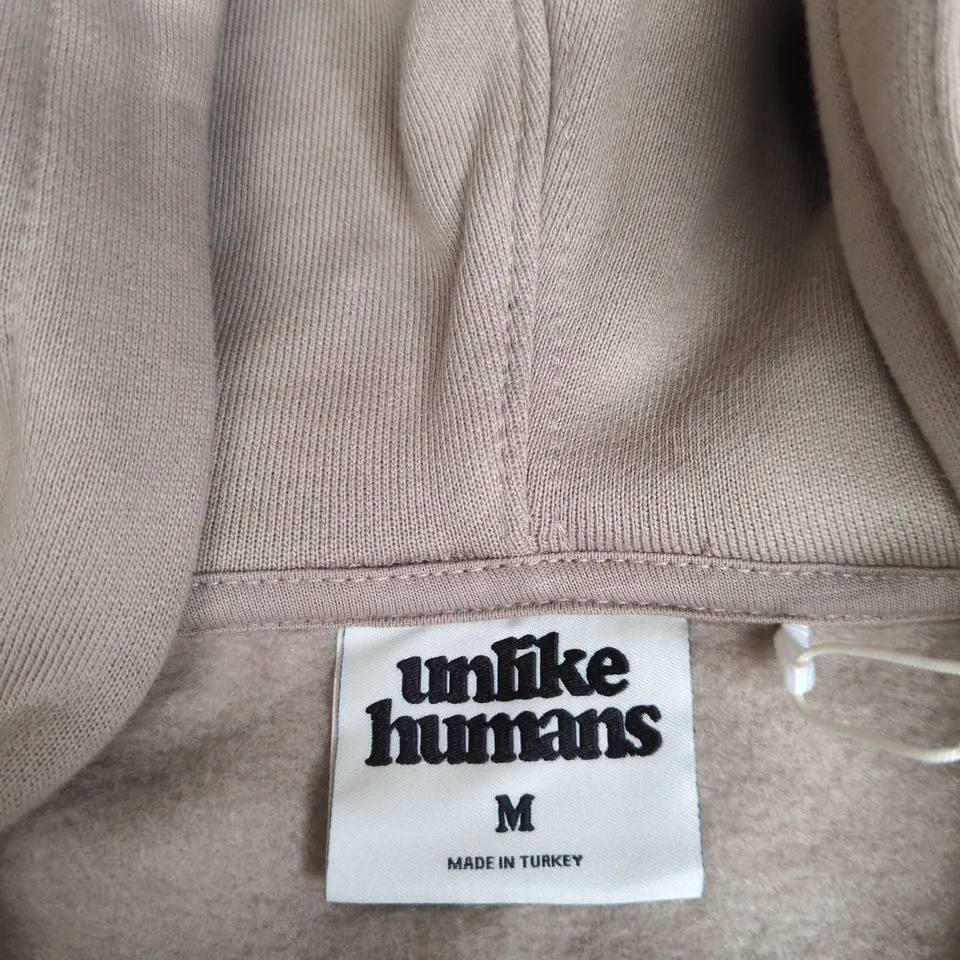 UNLIKE HUMANS HOODIE – UK MEDIUM (M) – MADE IN TURKEY