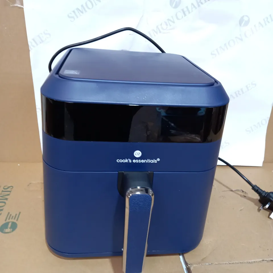 BOXED COOK'S ESSENTIALS 5.8L AIR FRYER NAVY