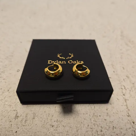 DYLAN OAKS GOLD HOOP EARRINGS