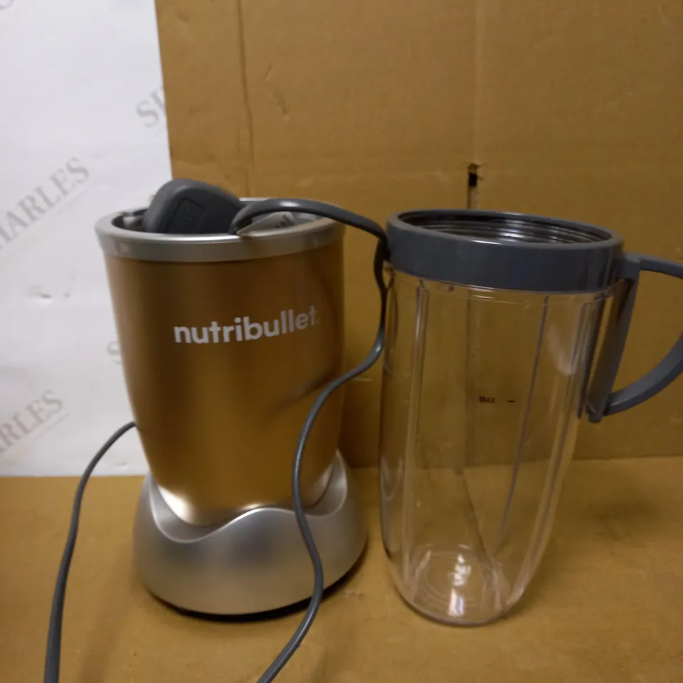 NUTRIBULLET NBLP9 900W BLENDER CHAMPAGNE MULTI-FUNCTION COLD BEVERAGE SMOOTHIE MAKER