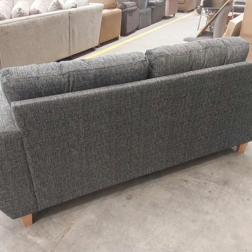 PRENT FABRIC 3 SEATER SOFA - GREY RRP £899