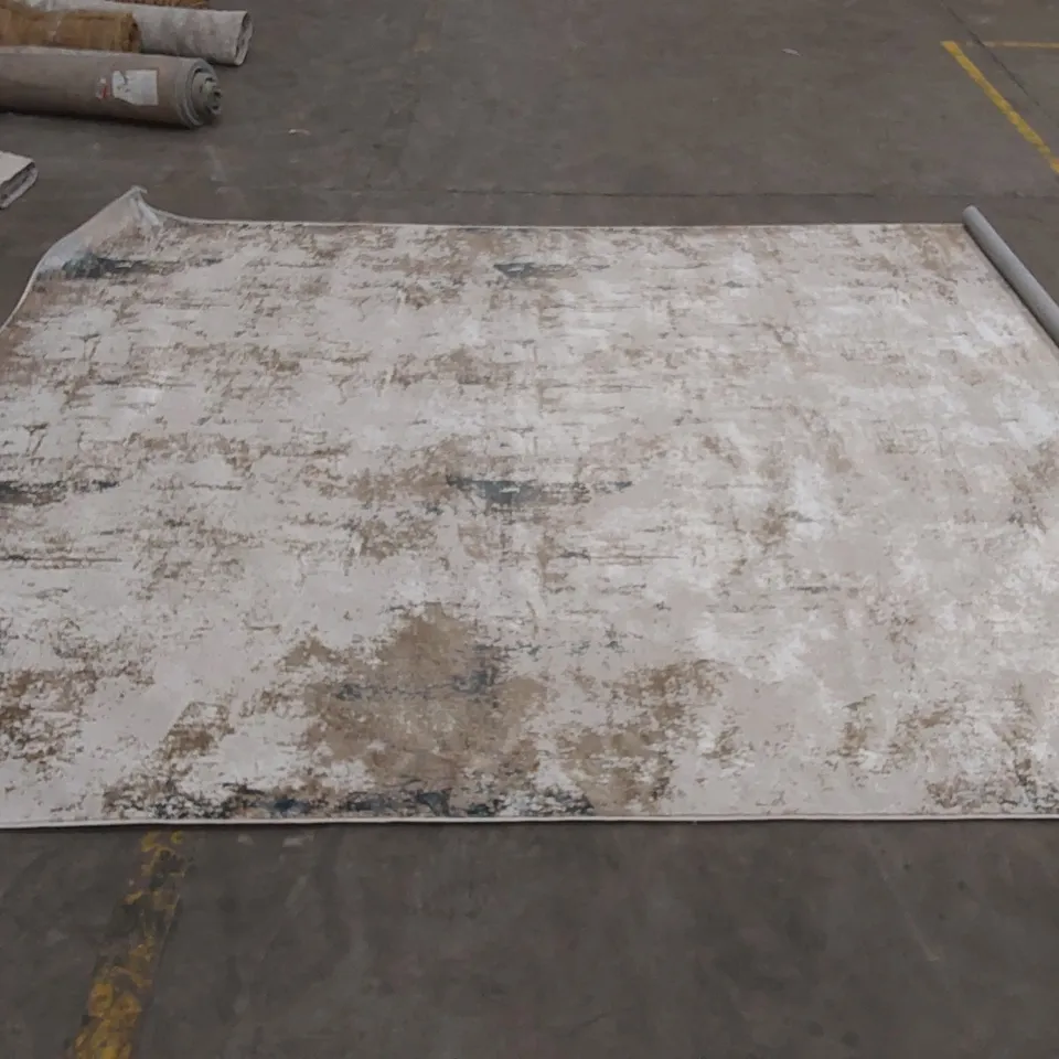 AHED ABSTRACT MACHINE WOVEN AREA RUG // SIZE: 274 X 366cm