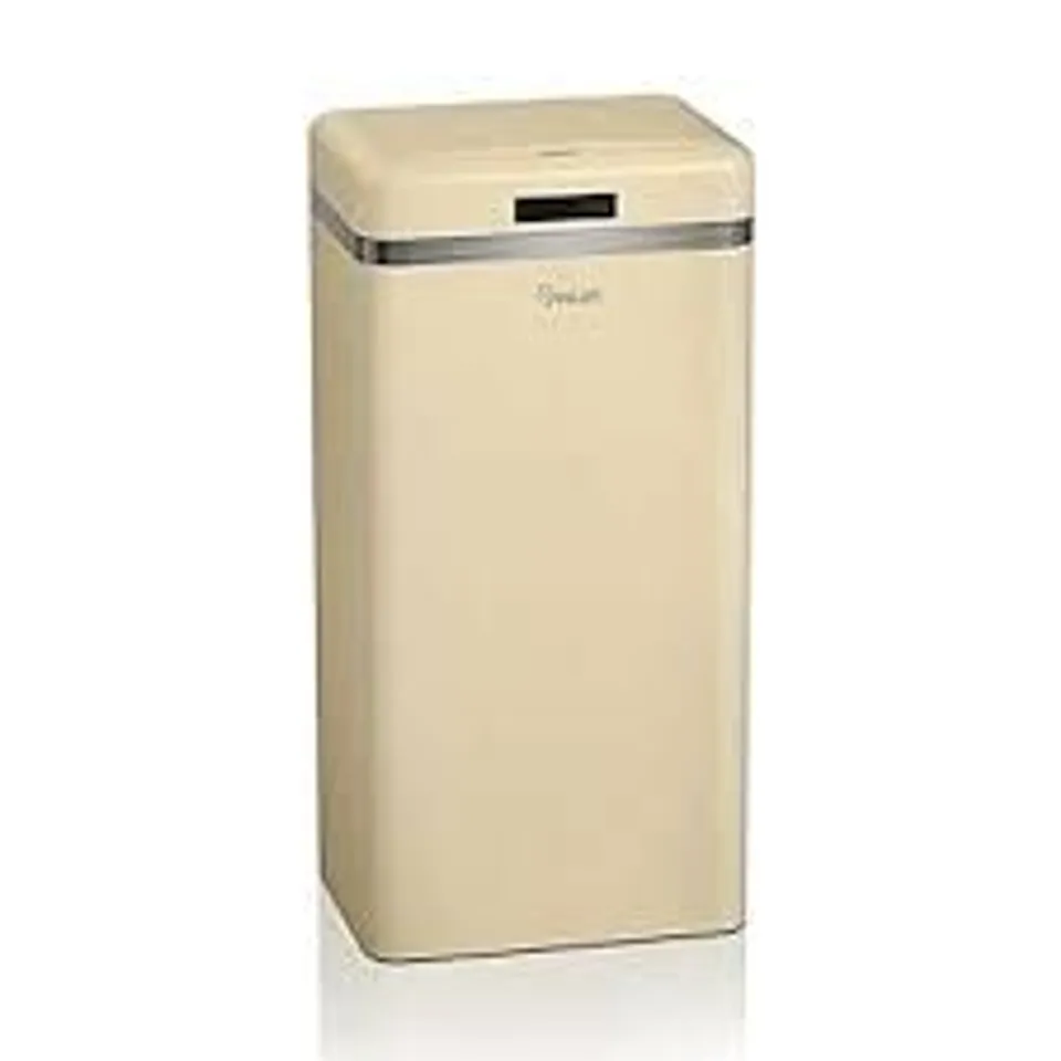 BOXED SWAN RETRO 45L SQUARE SENSOR BIN