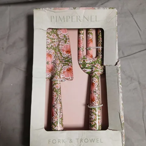 PIMPERNEL FLORAL DESIGN FORK & TROWEL 
