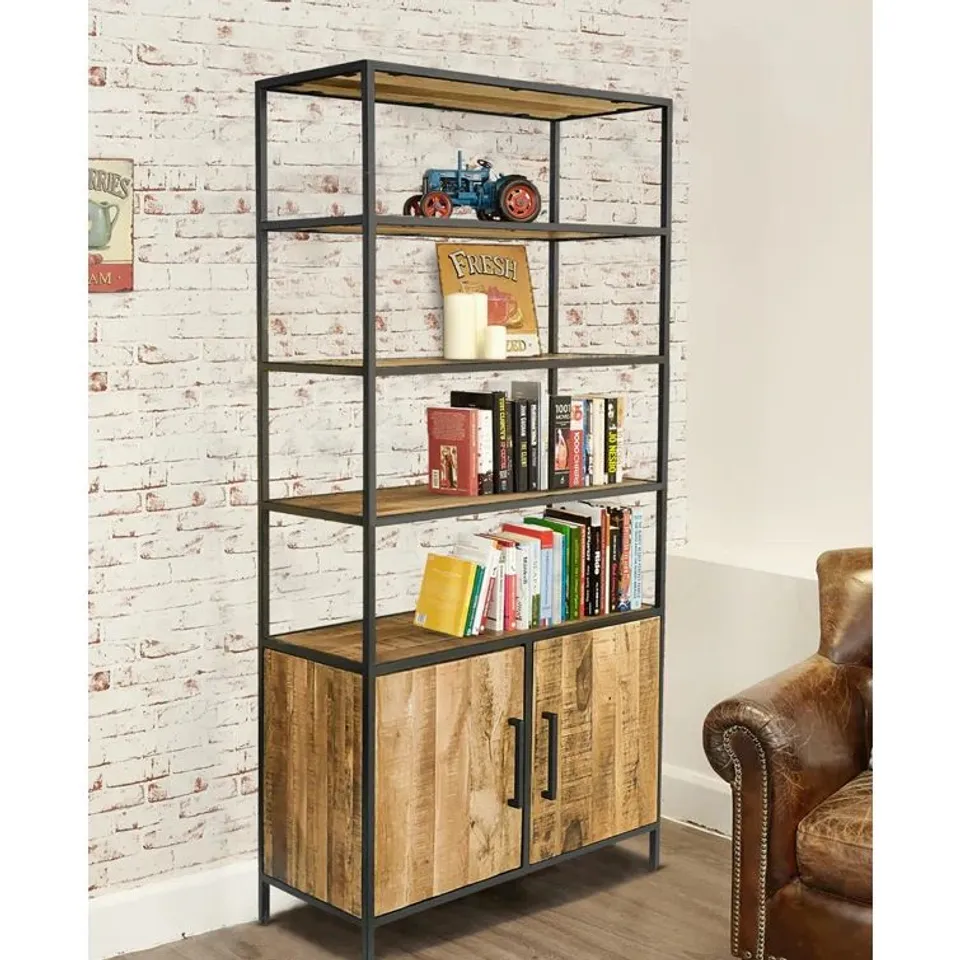 BOXED KERELA INDUSTRIAL BOOKCASE 