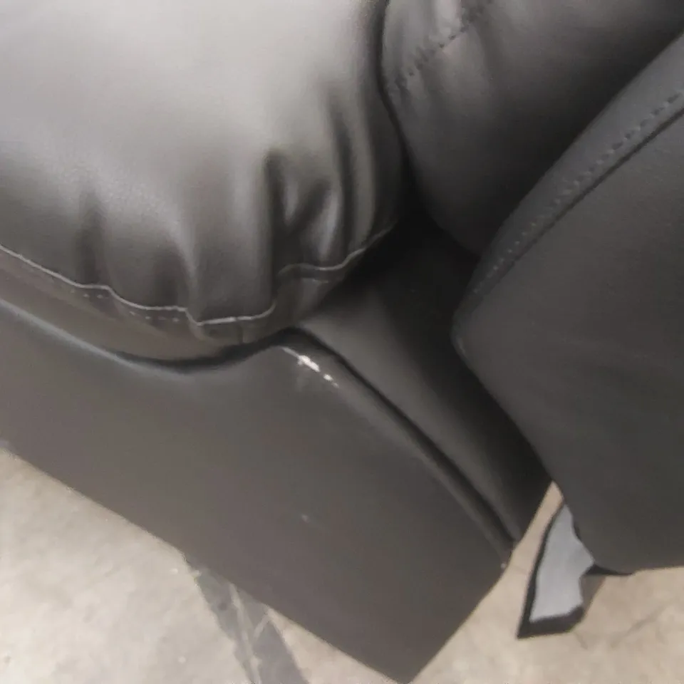 QUALITY DESIGNER FAUX LEATHER ELECTRIC RECLINING ARMCHAIR 