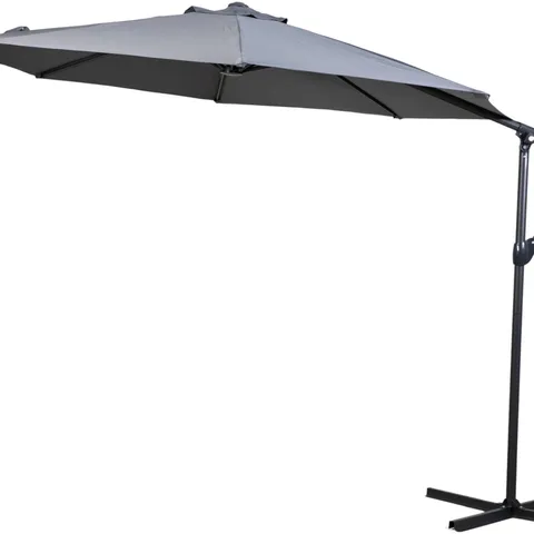 BOXED GALLERY DIRECT VAZZANO 3M CANTILEVER PARASOL GREY (1 BOX)