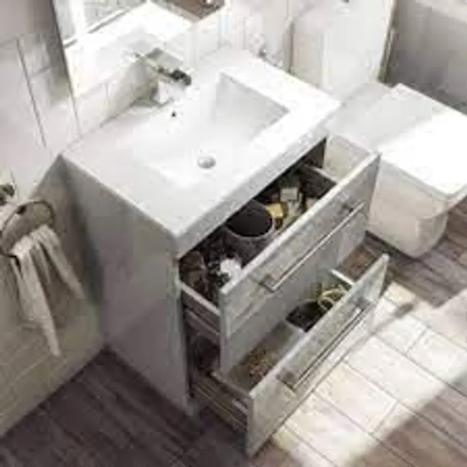 BOXED ASHFORD 510MM WHITE BASIN 