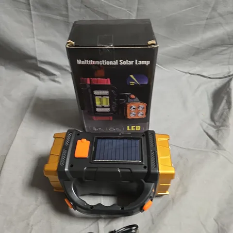 MULTIFUNCTIONAL SOLAR LAMP – LED OUTDOOR LIGHTING (USB CHARGING CABLE)