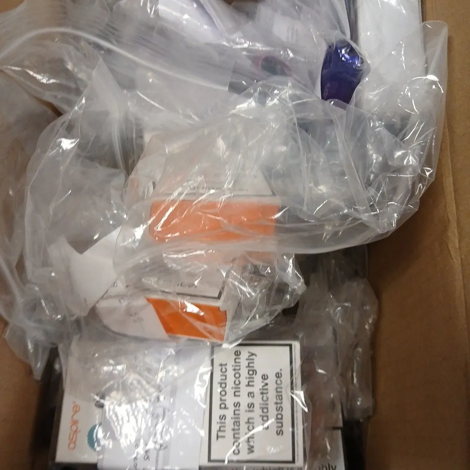 APPROXIMATELY 25 ASSORTED VAPE & E-CIGARETTE PRODUCTS TO INCLUDE ASPIRE ROVER PLUS, HORIZON TECH TALONS 3, ETC