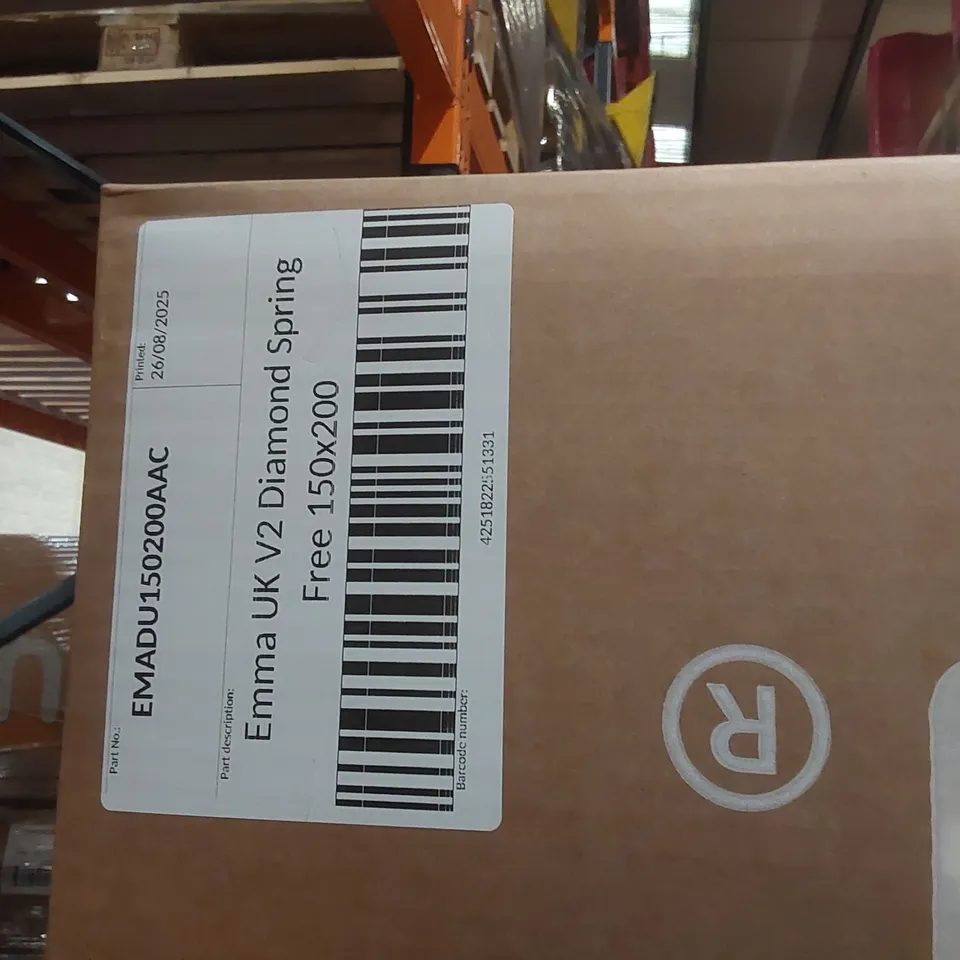 BRAND NEW BOXED EMMA UK V2 DIAMOND SPRING FREE 150 x 200CM KING SIZE MATTRESS 