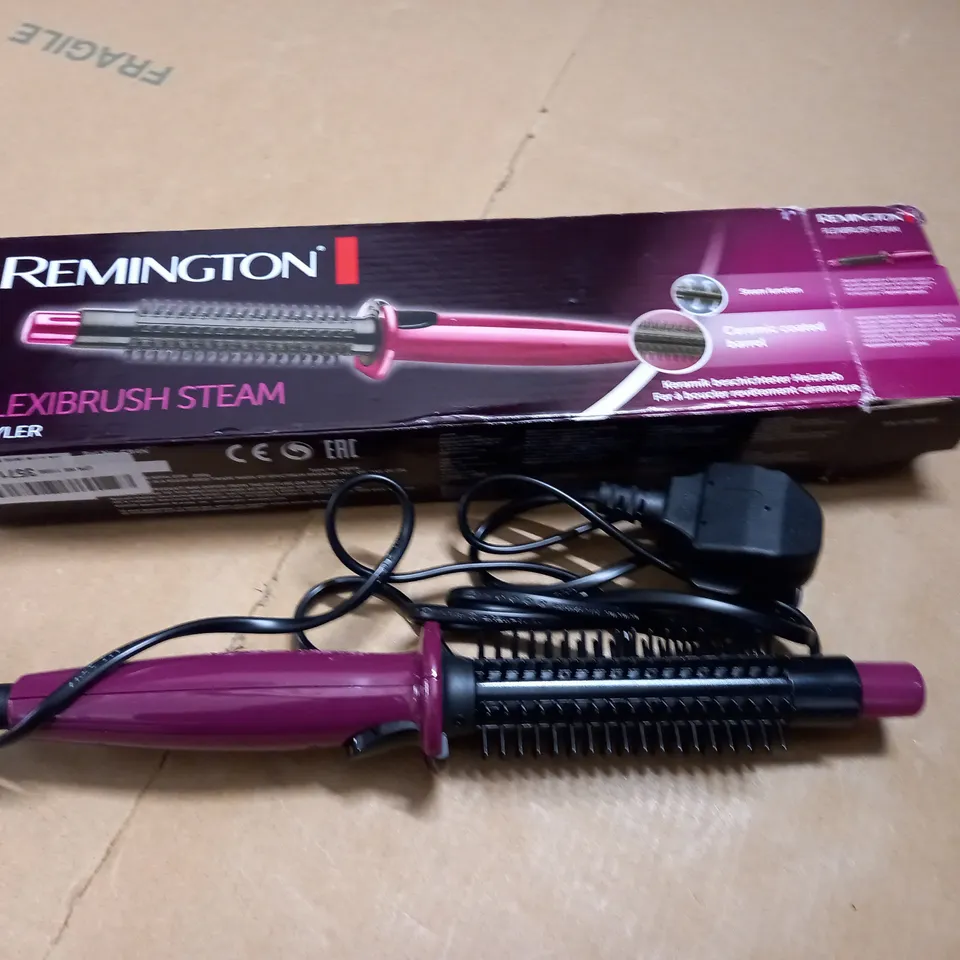 BOXED REMINTON FLEXIBRUSH STEAM STYLER