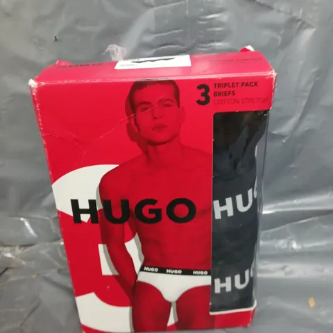 HUGO 3 PACK BRIEF XXL BLACK 