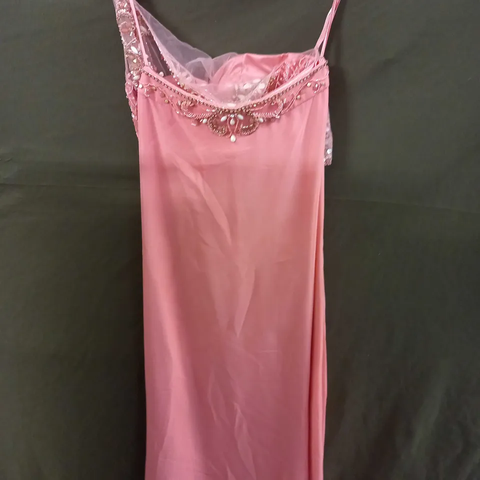 WOMENS OCCASSIONAL PINK DRESS SIZE 8