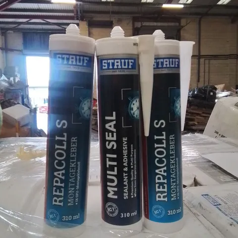 PALLET OF STAUF ADHESIVE SEALANT 12 PER BOX