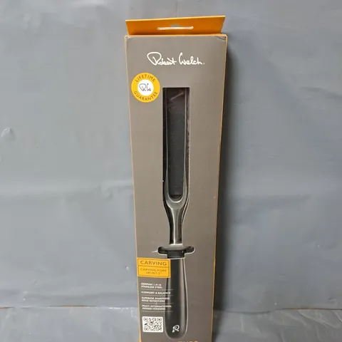 BOXED ROBERT WELCH SIGNATURE CARVING FORK - 7.5"