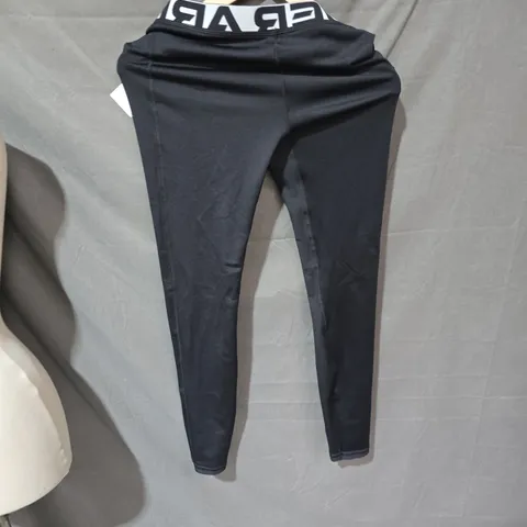 UNDER ARMOUR WOMEN'S COMPRESSION LEGGINGS – BLACK, SIZE S