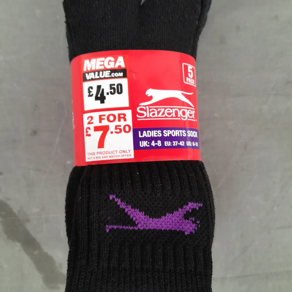SLAZENGER LADIES SPORT SOCKS IN VARIOUS COLOURS