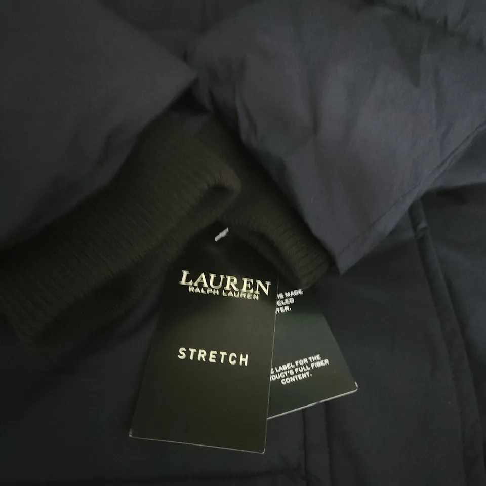 RALPH LAUREN LAUREN STRETCH PUFFER COAT, NAVY – UK SIZE S – MEN'S