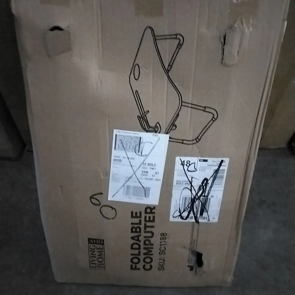 BOXED LIVING AND HOME FOLDABLE COMPUTER DESK