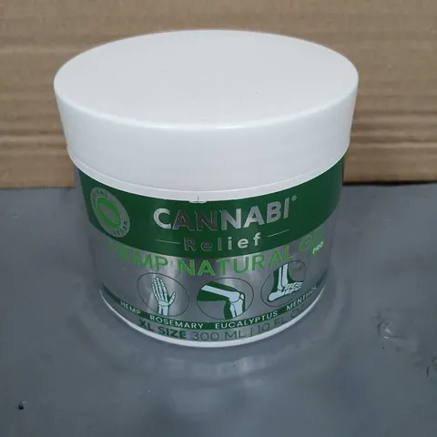 FOURTEEN TUBS OF CANNABI RELIEF HEMP NATURAL GEL PRO – 300 ML (XL SIZE)