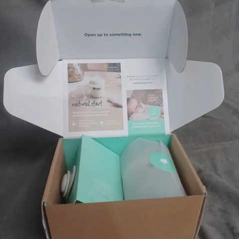 TOMMEE TIPPEE NATURAL START 150ML BABY BOTTLE WITH SLOW-FLOW TEAT (0M+)