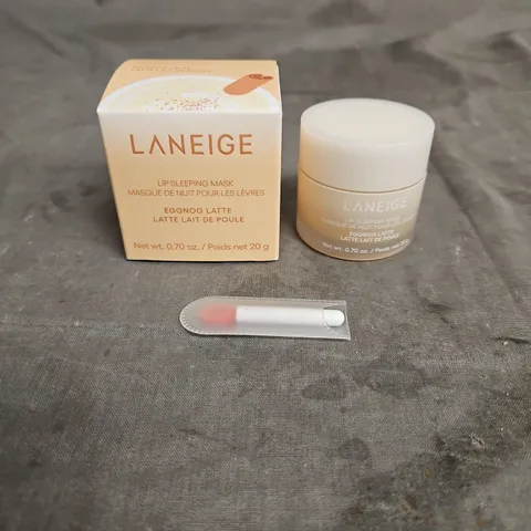 BOXED LANEIGE LIP SLEEPING MASK IN EGGNOG LATTE 20G