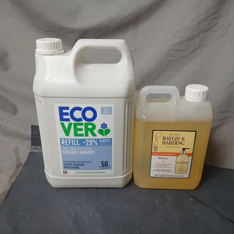 ECO VER REFILL LAUNDRY DETERGENT & BAYLIS & HARDING HAND WASH (2L) - SET OF 2 