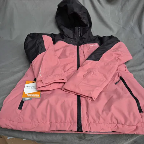 REGATTA GREAT OUTDOORS ISOTEX 15000 WATERPROOF JACKET – DUSTY ROSE/BLACK, UK 10