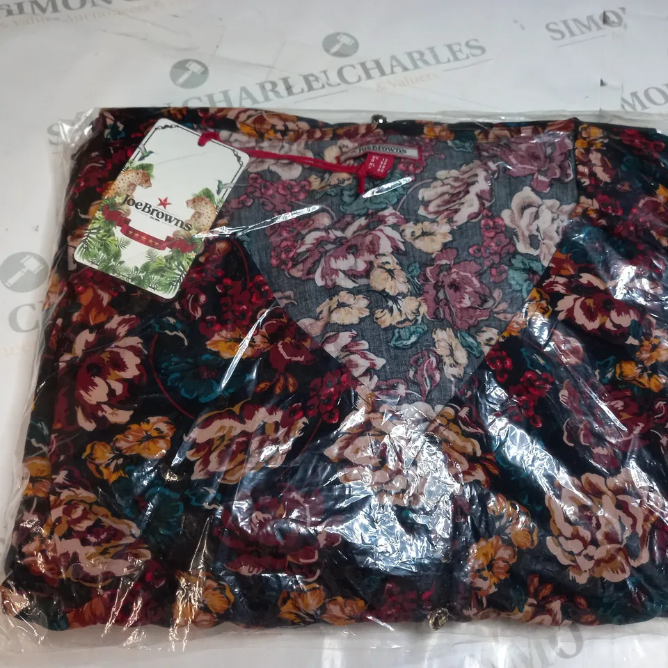 JOE BOWNS FLOWERED DESIGN DRESS SIZE 12 