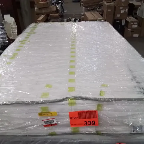 QUALITY BAGGED BEALETON 27CM MEMORY FOAM POCKET SPRUNG MATTRESS - 120CM SMALL DOUBLE