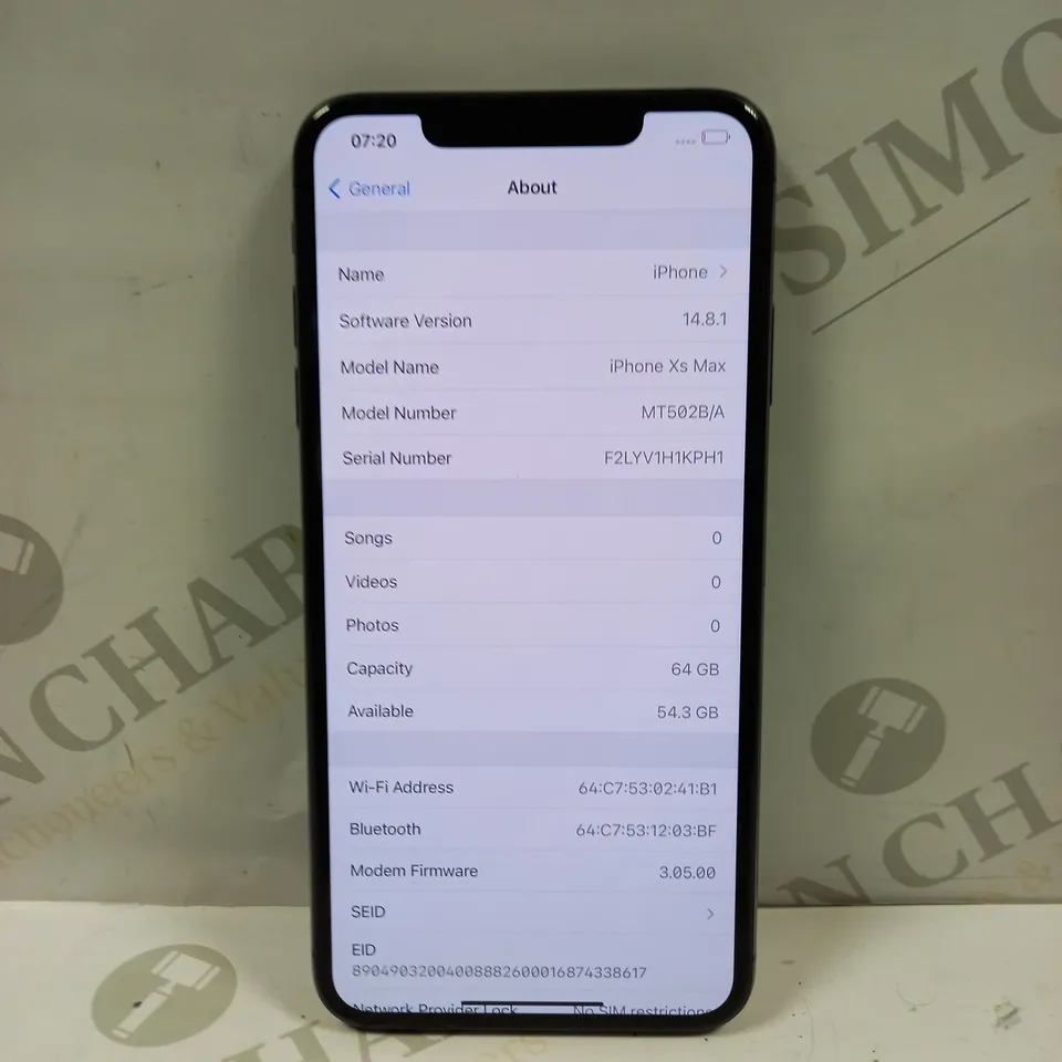 IPHONE XS MAX SMARTPHONE 