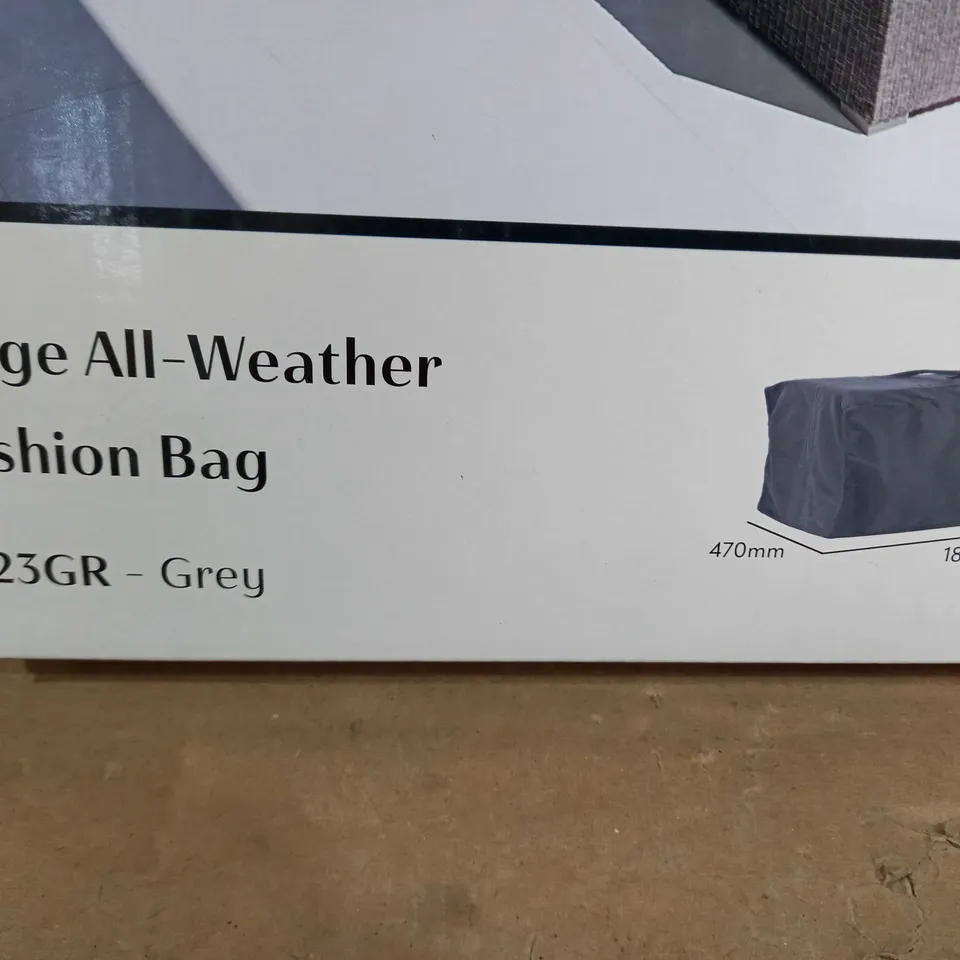 ALEXANDER ROSE LARGE ALL-WEATHER CUSHION BAG GREY